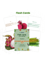 Flash Cards for Fun Learning - Vegetables (10 Cards) | Flash Cards for Kids Age 2 to 5 Years